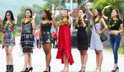 Không hiểu sao đi thi 'Hoa hậu Hoàn vũ VN' mà lại mặc váy ngủ nhăn nhúm thế này?