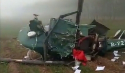 Rơi trực thăng ở Trung Quốc, hai người chết