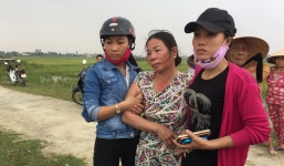 Vợ khóc ngất phát hiện thi thể chồng trong nghĩa địa