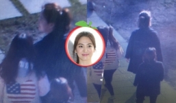 Song Hye Kyo xuất hiện giản dị tại khách sạn