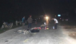 Chở vợ con đi thăm người thân, ông bố tử vong sau va chạm với xe tải