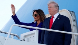 Tổng thống Donald Trump và phu nhân lên đường công du châu Á