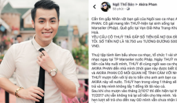 Akira Phan bị tố cùng bạn gái là bầu show hải ngoại quỵt nợ nửa tỷ đồng