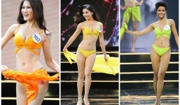 Cận cảnh màn trình diễn Bikini nóng bỏng trong đêm bán kết HHHV 2017