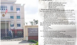 Cà Mau: Để lộ đề thi công chức, nhiều cán bộ bị kỷ luật 