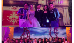 Diễn viên Công Lý cùng bạn gái sánh đôi dự đám cưới Trần Tú (Người Phán Xử)