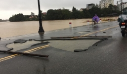 Huế: Công trình hơn 19 tỷ vừa sử dụng hư hỏng nghiêm trọng sau lũ