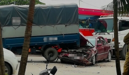 Hình ảnh vụ tai nạn ở Bắc Ninh khiến nhiều người rùng mình