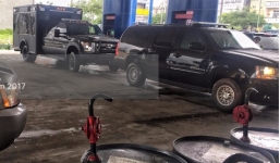 Cadillac One của tổng thống Mỹ 'uống' 110 lít xăng A95 trong ngày đầu đến Đà Nẵng