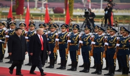 Tổng thống Mỹ Donald Trump được Trung Quốc đón tiếp bằng nghi lễ long trọng nhất