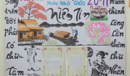 Ngày 20/11: Lời ngỏ báo tường hay và ý nghĩa nhất