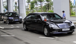 Cận cảnh siêu xe bọc thép chở Tổng thống Putin tại Đà Nẵng