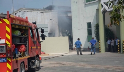 Cháy lớn tại công ty may, hàng trăm công nhân hoảng loạn tháo chạy