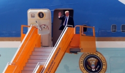 Tổng thống Donald Trump đã tới Đà Nẵng dự APEC 2017
