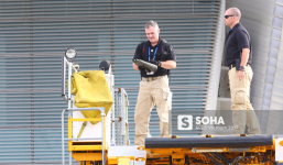 Mật vụ Mỹ đến sân bay, Air Force One sẵn sàng đưa tổng thống Trump rời Đà Nẵng ra Hà Nội