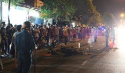 Người dân truy đuổi gần 5km chặn xe container cán chết người rồi bỏ chạy trong đêm