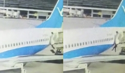 Nữ tiếp viên bị rơi khỏi máy bay khi đang hạ cánh