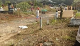 Chồng dùng búa sát hại vợ rồi chở thi thể ra nghĩa trang đốt phi tang