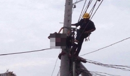 Nhân viên điện lực tử vong khi bị đồng nghiệp bất cẩn đóng cầu giao