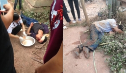 Dân hò nhau quây đánh 2 tên trộm gà, tung clip lên mạng xã hội