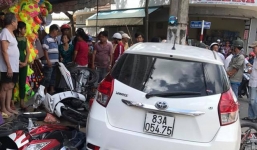 Vụ công an lái ô tô tông 7 xe máy: Bác thông tin lấy xe tang vật đi nhậu gây tai nạn