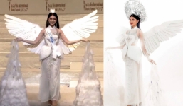 Á hậu Thuỳ Dung bị NTK Đỗ Vân Trí chỉ trích khi làm mất đi 'cái hồn' trang phục dân tộc