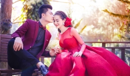 Lâm Khánh Chi òa khóc trong ngày dạm ngõ chú rể điển trai