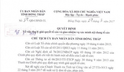 Thông tin bất ngờ vụ Chủ tịch tỉnh để lộ tên người tố cáo