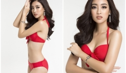 Hoa hậu Đỗ Mỹ Linh tung ảnh bikini nóng bỏng ngay trước thềm Miss World