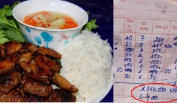 Ăn 7 suất bún chả bị 'chặt chém' 1,4 triệu đồng còn bị chủ quán xúc phạm
