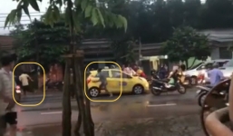 Tài xế bị 3 thanh niên cầm gạch đập đầu vì đi xe làm văng nước