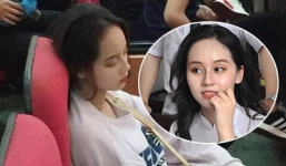 'Tây Thi ngủ gật' phiên bản nữ sinh ĐH Kinh tế quốc dân