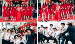 Dàn phù dâu và phù rể “cực chất” trong trang phục Thượng Hải thời xưa