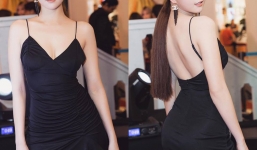 Diện cây đen ngắn cũn, Ngọc Trinh 'cố tình' để lộ vóc dáng đẫy đà?