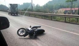 Xác định danh tính lái xe đâm chiến sĩ CSGT tử vong trên cao tốc