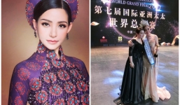 Người đẹp kéo chân dài 5cm đăng quang Hoa hậu Quý bà Châu Á 2017