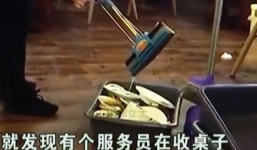 Nhà hàng đóng cửa vì nhân viên vắt nước bẩn từ cây lau nhà vào thau chén