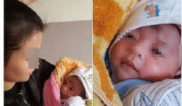 Bé gái 20 ngày tuổi bị bỏ rơi trước cửa trường mầm non giữa trời rét buốt