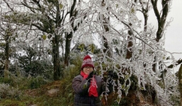 Miền Bắc tiếp tục rét đậm diện rộng, vùng núi cao rét hại 