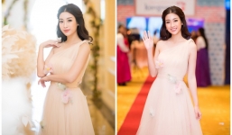 Hoa hậu Đỗ Mỹ Linh đẹp mong manh giữa trời đông Hà Nội