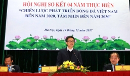 Phó Thủ tướng Vũ Đức Đam: 'Nói thật là bóng đá Việt Nam chưa đẹp đâu'