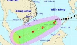 Tin bão số 15 mới nhất ngày 20/12: Bão Kai-tak có ảnh hưởng trực tiếp đến đất liền Việt Nam?