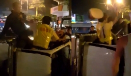 Công an Biên Hòa điều tra vụ Đại úy cảnh sát giao thông bị tài xế đánh sau tai nạn 