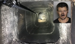 Đi ăn trộm bị kẹt trong ống khói, phải gọi cảnh sát giải cứu