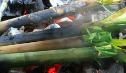 Cá nướng ống tre: Món ăn hoang dã đậm đà hương vị thiên nhiên