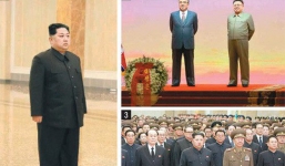 Thông điệp bất ngờ từ bức ảnh ông Kim Jong-un 1 mình đến viếng cha và ông nội