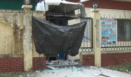 Nghệ An: Cây ATM bất ngờ phát nổ, phòng bảo vệ rung chuyển