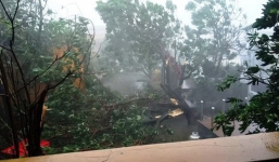 Những thiệt hại đầu tiên bão Tembin gây ra tại Trường Sa