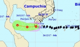 Bão số 16 suy yếu thành áp thấp nhiệt đới, Nam Bộ mưa lớn