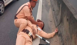 Tài xế container hất văng thượng úy CSGT xuống đường lĩnh 10 năm tù